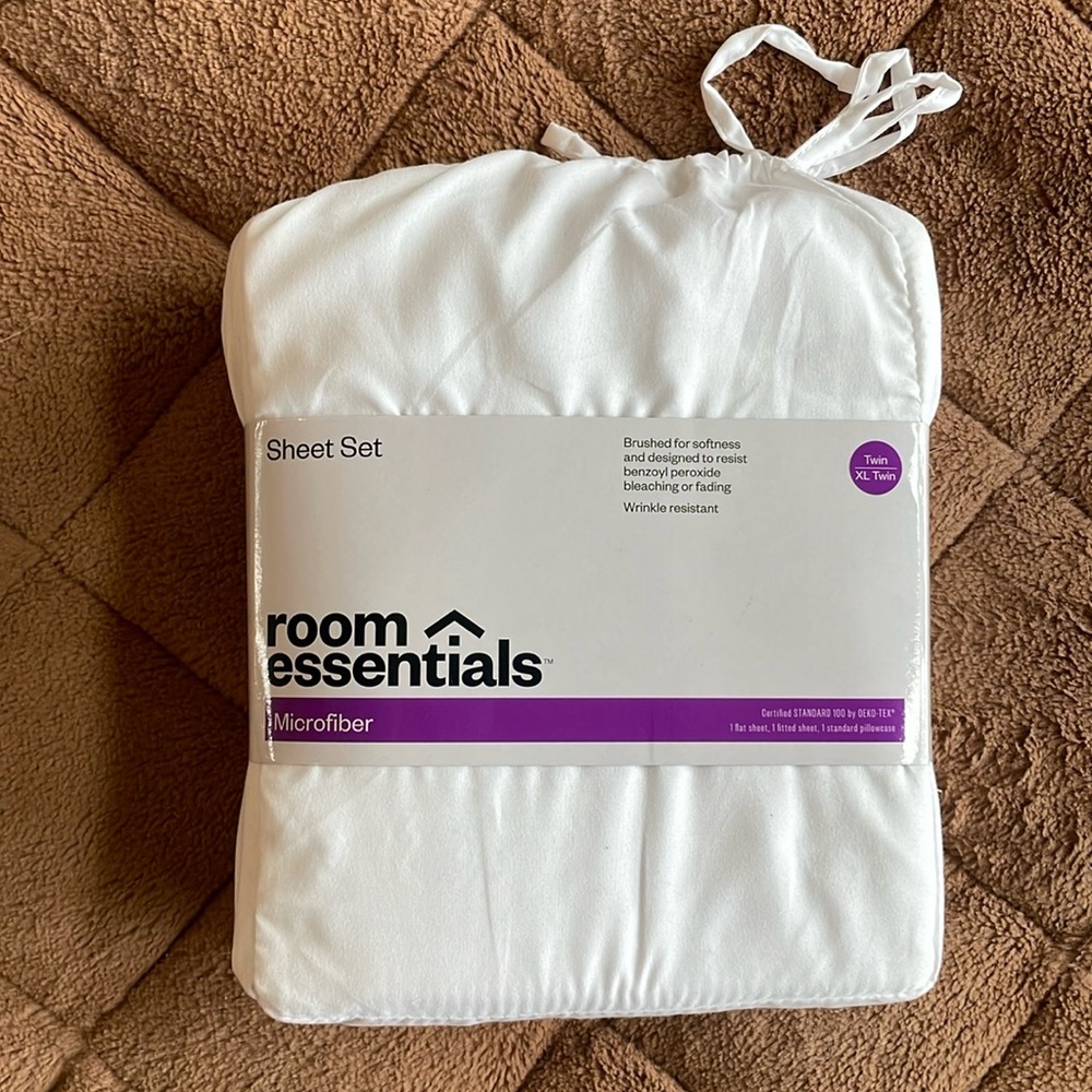 Room Essentials microfiber sheet set